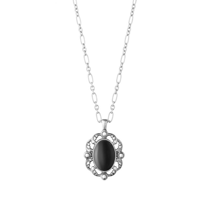GEORG JENSEN_2018年度紀念純銀黑瑪瑙項鍊_建議售價NT8,900