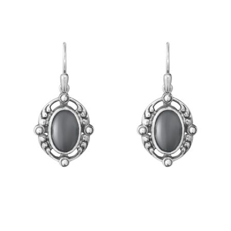 GEORG JENSEN_2018年度紀念純銀灰月石耳環