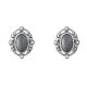 GEORG JENSEN_2018年度紀念純銀灰月石耳夾
