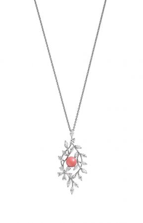 MIKIMOTO 高級珠寶孔克真珠鑽石墜鍊,708,000元