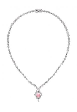 MIKIMOTO 頂級珠寶孔克真珠鑽石墜鍊,5,500,000元