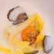 台灣獨家:玉米筍 慢煮蛋黃 黑松露佐帕瑪森起司與櫛瓜花 Baby Corn Egg Yolk Black Truffle Cheese