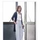 UNIQLO女裝羅紋V領開襟外套 (長袖) 、UNIQLO 女裝緞面開領上衣 (長袖) 、UNIQLO 女裝高腰緞帶寬褲 ※其他配件為私物