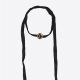 Logo 金屬鑲框頸練,Saint Laurent,NT12,450。