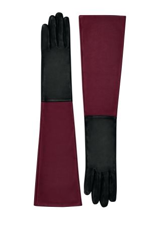 釉面小羔羊皮長手套,Hermès,NT31,700。