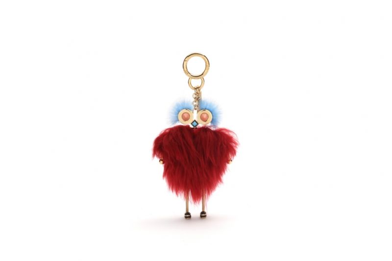皮草毛怪玩偶吊飾,Fendi,NT24,600。