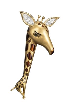 Giraffe 胸針,1964年。