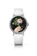 Classique 系列腕錶,琺瑯微繪與點描工藝面盤,Breguet。