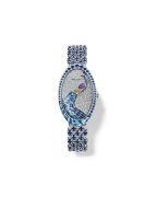 Blue Book 系列腕錶,大明火琺瑯與雪花鑲嵌工藝面盤,Tiffany & Co.。