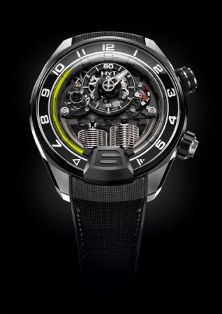HYT H2 Aviator液壓顯示腕錶,建議售價NT5,260,000。