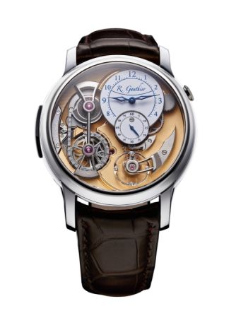 Romain Gauthier Logical One玫瑰金腕錶,建議售價NT4,720,000。