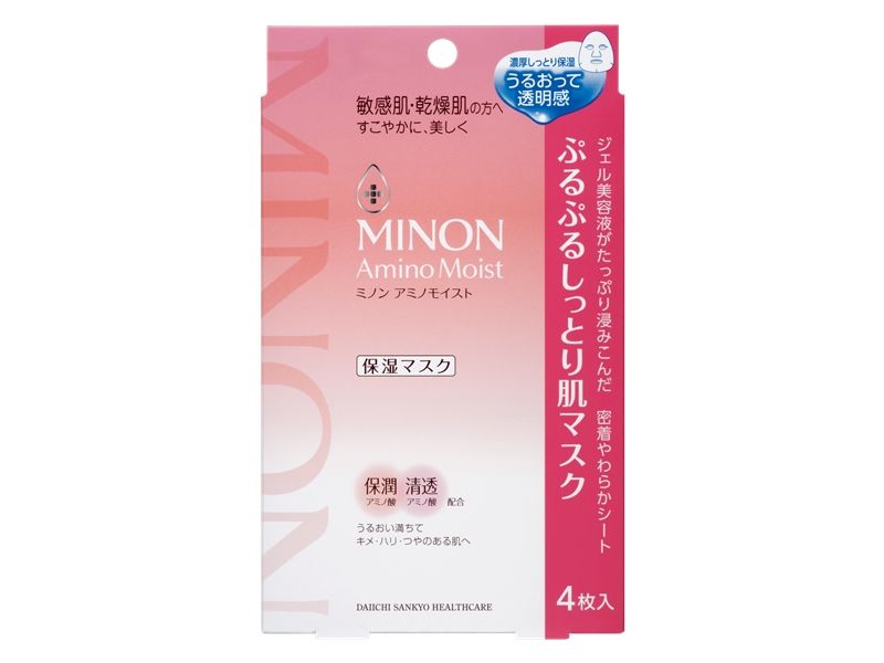 MINON蜜濃水潤保濕修護面膜22ml*4枚,NT515。