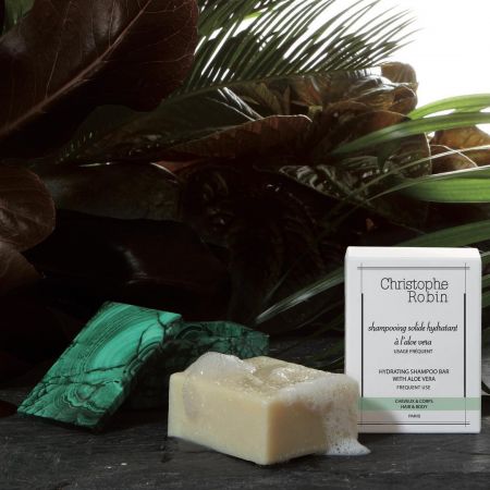 Christophe Robin蘆薈保濕修護洗髮皂,100g/NT780。