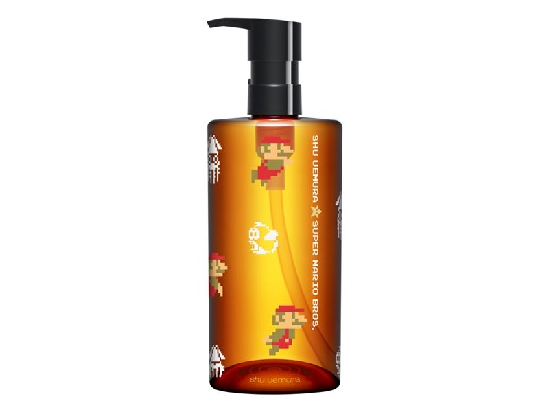 植村秀SUPER MARIO聯名限量彩妝全能奇蹟金萃潔顏油150ml,NT1,450、400ml,NT3,650