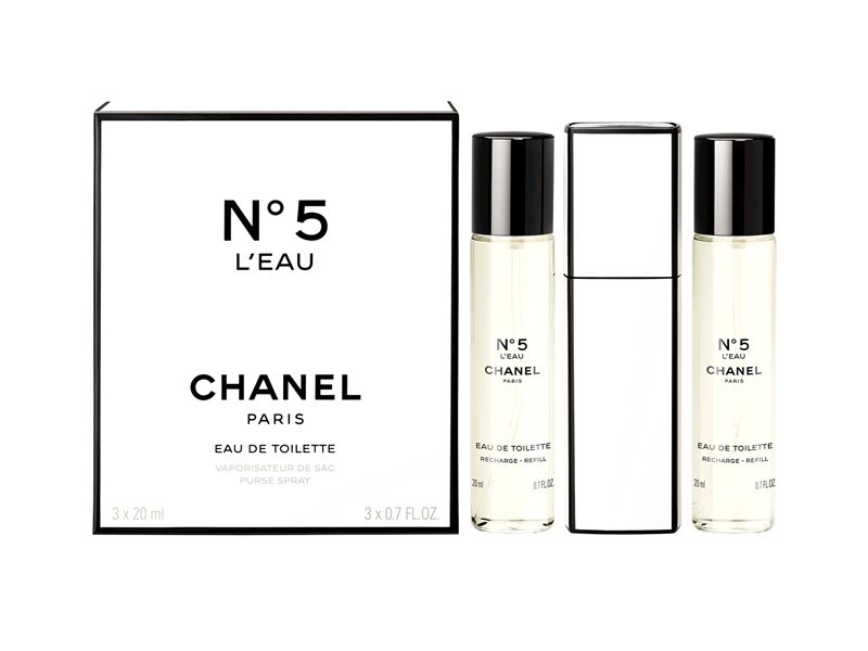 香奈兒N°5 L'EAU清新晨露隨身淡香水20ml*3,NT4,600