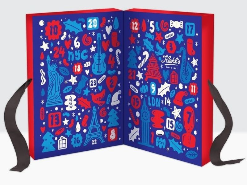 Kiehl’s契爾氏2017 聖誕限量版倒數月曆,NT2,800