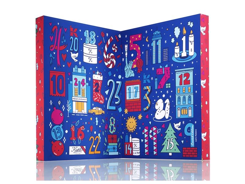 Kiehl's X Kate Moross 2017聖誕倒數月曆,NT2,800。11月開賣。