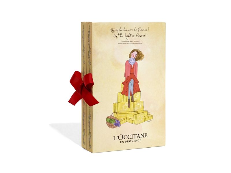 L'OCCITANE 歐舒丹 2017經典節慶倒數月曆,NT2,580。10月10日至10月31日全省門市2款開放預購,11月正式開賣。
