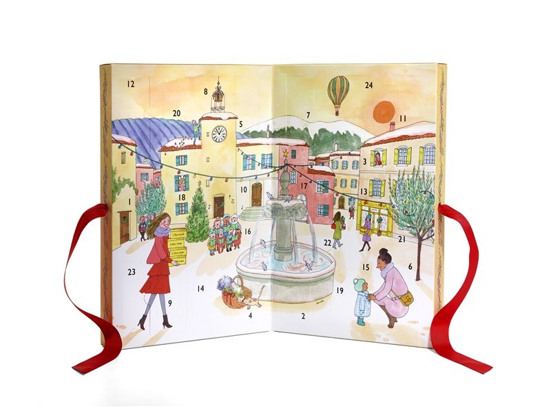 L'OCCITANE 歐舒丹 2017經典節慶倒數月曆,NT2,580。10月10日至10月31日全省門市2款開放預購,11月正式開賣。