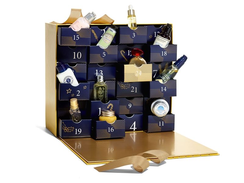 L'OCCITANE 歐舒丹 2017典藏節慶倒數月曆,NT4,080。10月10日至10月31日全省門市2款開放預購,11月正式開賣。