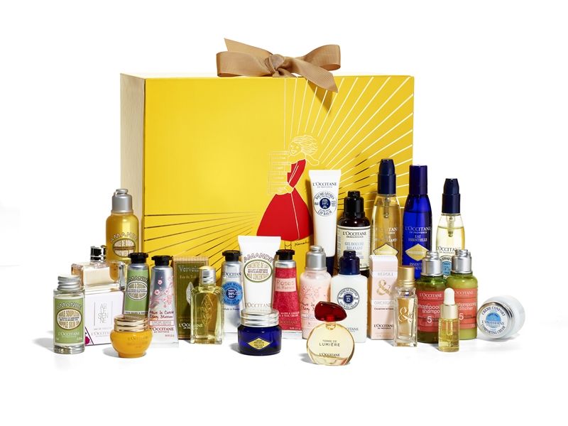 L'OCCITANE 歐舒丹 2017典藏節慶倒數月曆,NT4,080。10月10日至10月31日全省門市2款開放預購,11月正式開賣。