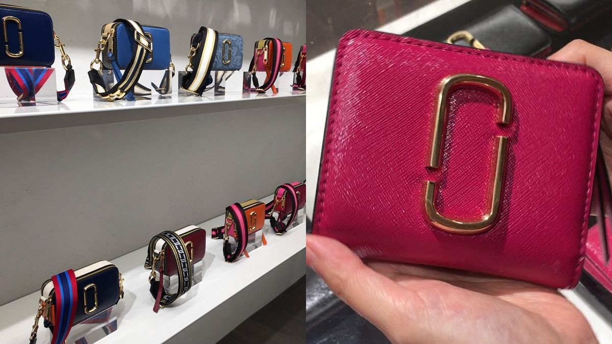 Marc Jacobs微風廣場新開幕!Double J Logo首度推出繽紛短夾系列