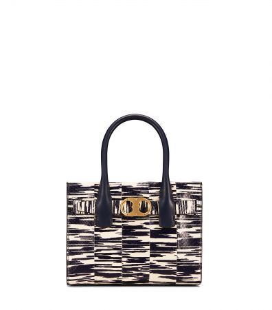 獨賣商品Tory Burch Gemini Link蛇皮壓紋托特包台幣27,900元
