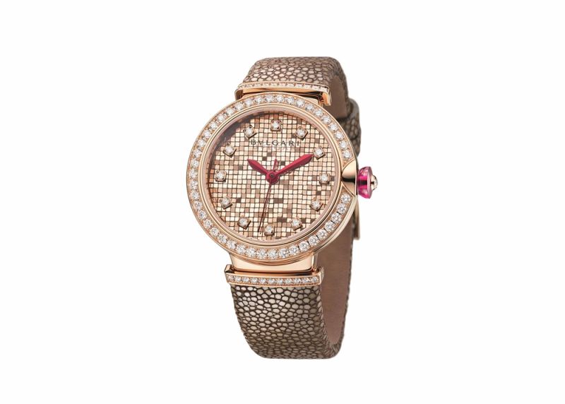 BVLGARI LVCEA Mosaic 玫瑰金,參考售價約NT$1,195,000