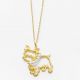 TASAKI pretty in pearls 珍珠黃金項鍊 (Happy約克夏),NT28,900。