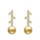 TASAKI kugel 南洋珍珠鑽石黃金耳環,NT228,000。