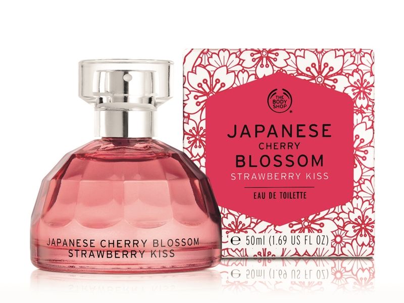 The Body Shop日本櫻花親親草莓香水50ml,NT1,320