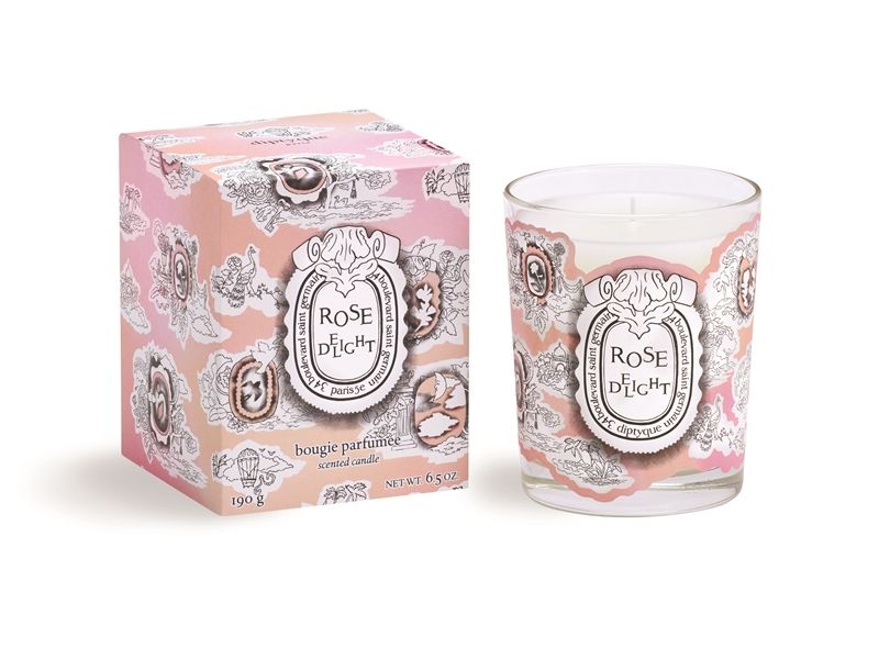 diptyque Rose Delight玫瑰軟糖香氛蠟燭190g,NT2,700