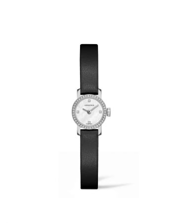 Longines 浪琴錶迷你系列,鑲鑽珠寶錶 (L2.303.0.87.2),建議售價NT46,700。