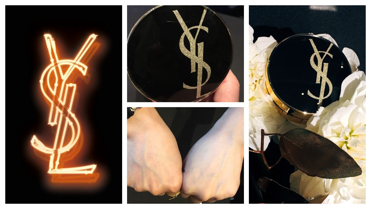 就是狂!超閃放大限量版LOGO設計 YSL恆久完美氣墊粉餅完全想收啊!
