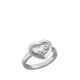CHOPARDHappy Diamonds系列戒指白K金與3顆滑動鑽石售價NT92,000