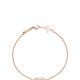 CHOPARDHappy Diamonds系列手鍊玫瑰金與3顆滑動鑽石售價NT87,000