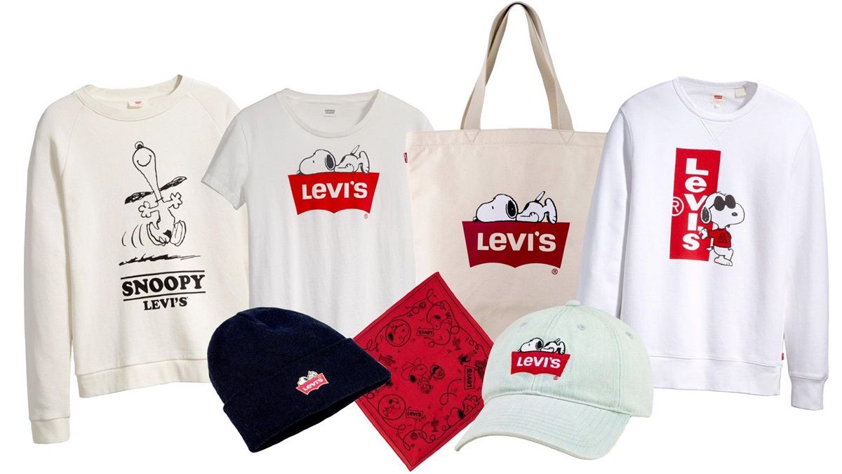 史奴比控別錯過!LEVI’S® 攜手 Peanuts 推出限定聯名系列,從上衣到袋子都想入手