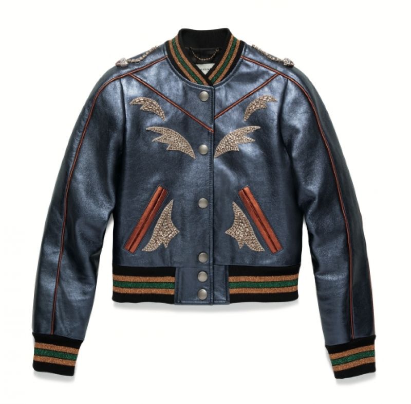 Varsity皮外套,NT45,800,Coach x Keith Haring。