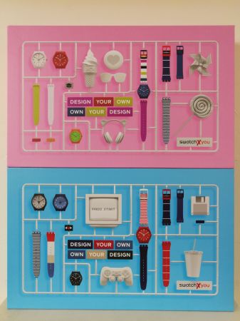 誠品生活西門店|SWATCH情人節訂製款手錶|推薦價2,350元。
