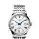 Longines 浪琴錶 Record開創者系列,不銹鋼鍊帶羅馬字面 男士腕錶 (L2.821.4.11.6),建議售價 NT68,800。