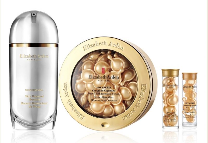 Elizabeth Arden伊莉莎白雅頓奇肌導航膠囊雙星組 NT.4,580超進化黃金導航膠囊60顆(正貨)+SUPERSTART奇肌超導活妍精華50ml (正貨)+超進化黃金導航眼部膠囊7顆+超進化黃金導航膠囊罐裝7顆< 價值:NT.8,003 >