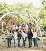 天母天和公園的大型攀爬架,讓孩子們盡情探索肢體的可能