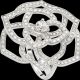 2018年新款Piaget Rose戒指18K白金鑲嵌143顆圓形美鑽 (約1.2克拉)G34UV754台幣參考價格400,000
