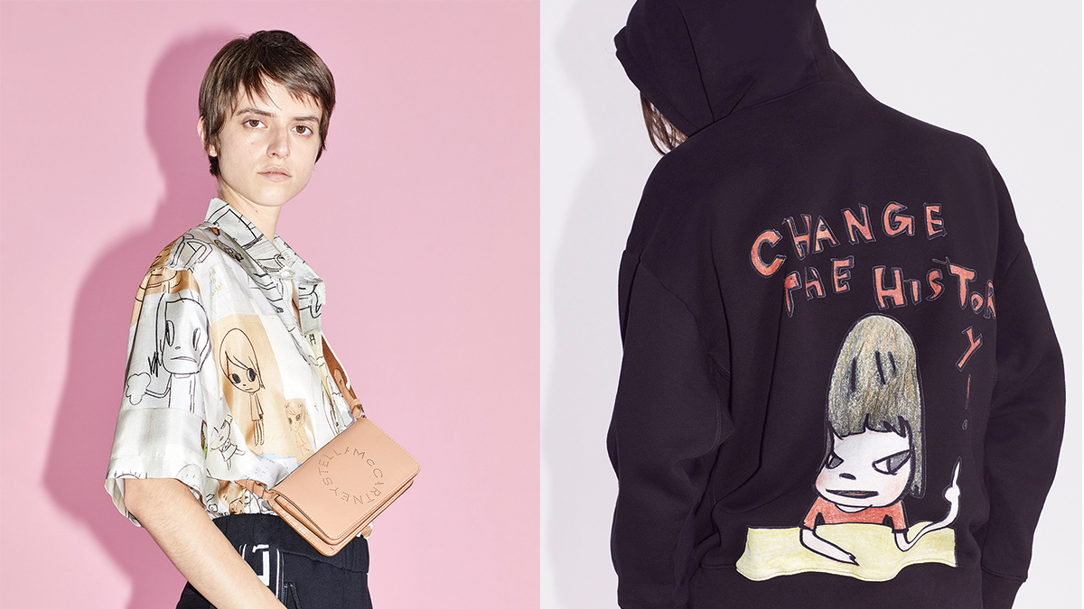 Stella McCartney X 奈良美智首度聯名打造服飾系列！超可愛插圖