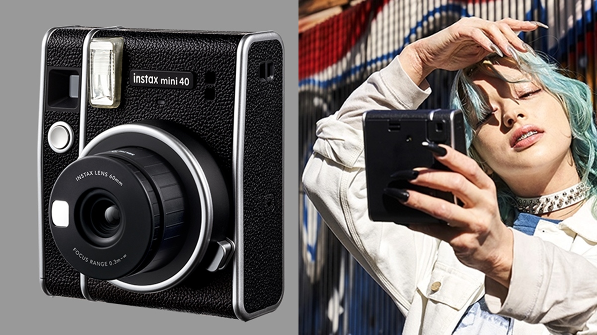 富士推出全新拍立得相機Instax Mini 40！復古簡約外型、質感皮革紋路超