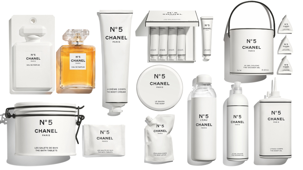香奈兒5號工場限定系列竟然有Chanel N°5油漆桶沐浴乳、茶葉罐沐浴球