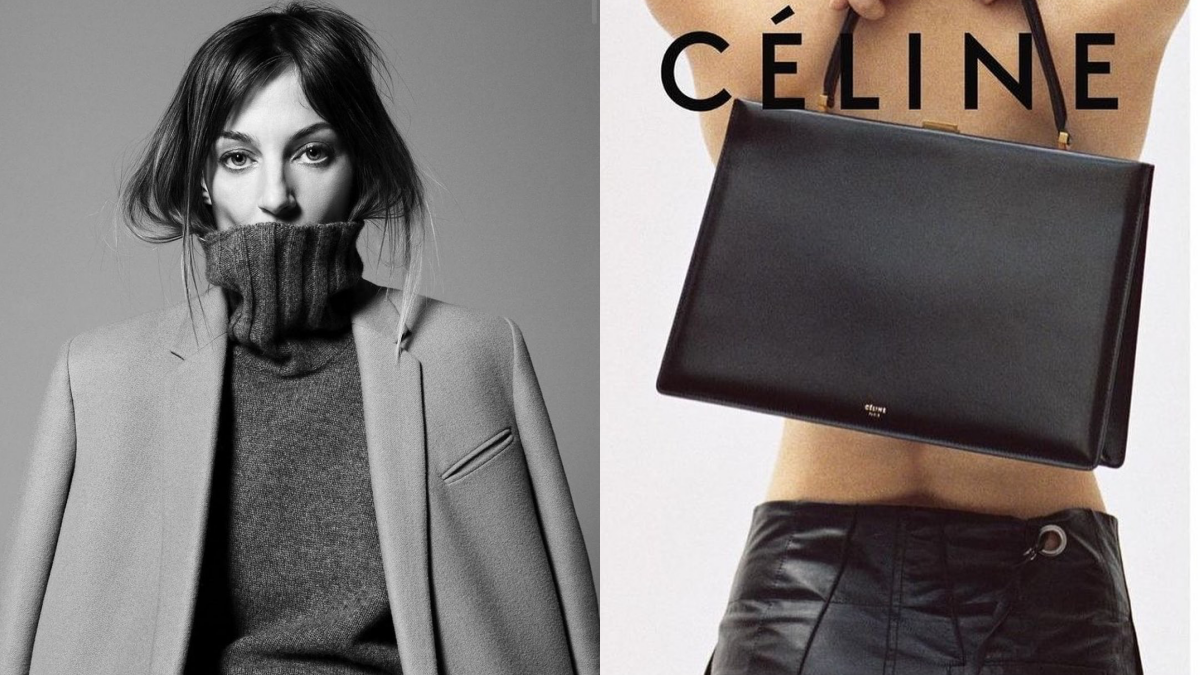 Top Céline Vintage Phoebe Philo - Taille 34/36, Noir/bleu, Occasion Très Bon état