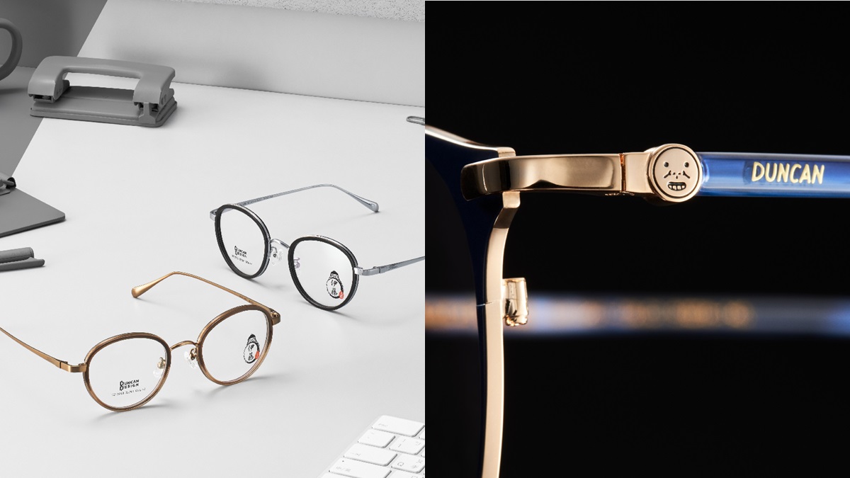 Duncan X 小林眼鏡聯名系列不收藏會後悔 逗趣插畫圖案 職人手作鏡框 限量收納組 Marie Claire 美麗佳人