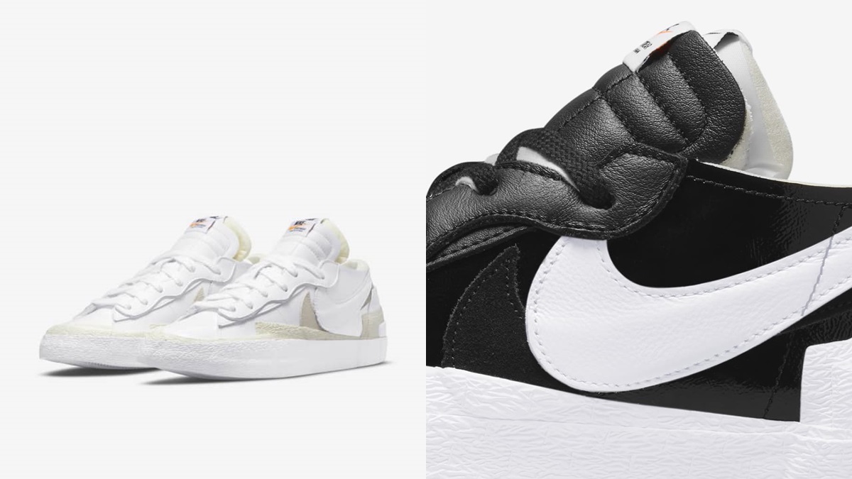 Nike Blazer X Sacai聯名倒數開賣！全新球鞋、2大配色、人人有機會4千入手