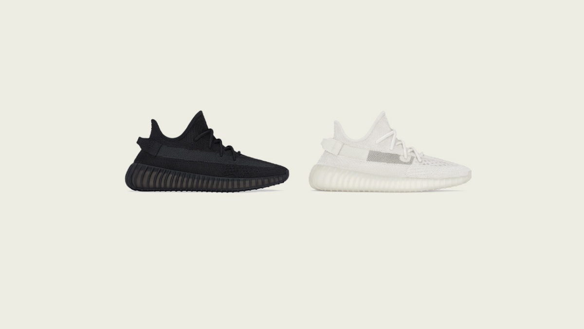 adidas Yeezy Boost 350 V2首度推出黑魂、骨白新配色，開賣資訊報